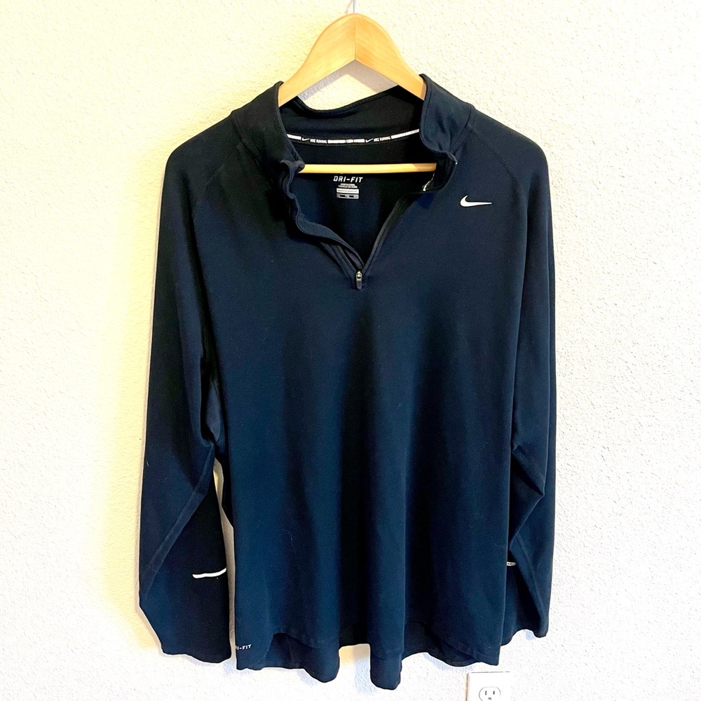 Nike Black Quarter-Zip Pullover Duo XXL